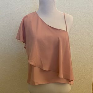 One shoulder blouse